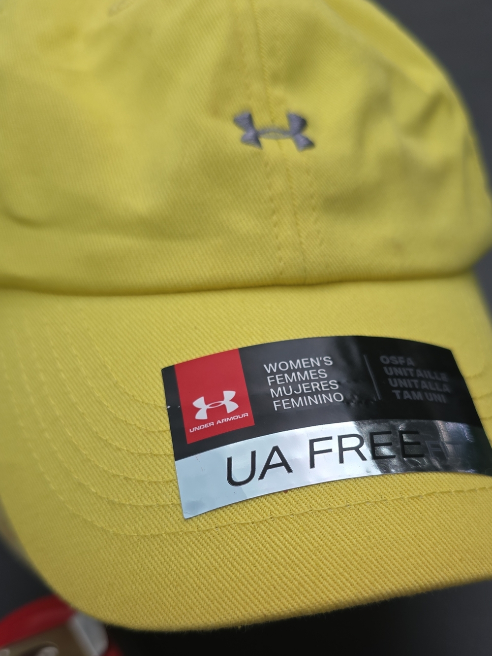 Under Armour Women's UA Free Cap - Yellow New